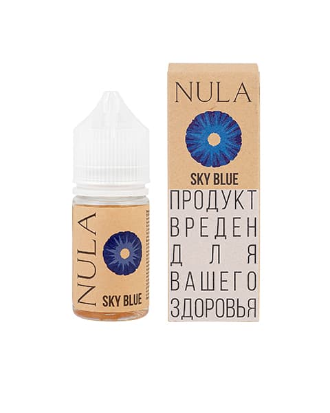 Жидкость NULA - Sky Blue ( Голубика ) 25 мл ( 0 мг ) РБ