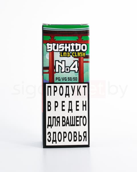 Жидкость INTRUE Lab - BUSHIDO LMD CLASH SALT №4 30 мл ( 10 мг ) ( Грушевый Лимонад )