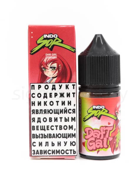 Жидкость INDO SOR SALT - Daft Gal 30 мл  ( 12 ± 2 мг ) ( Арбуз Лайм )
