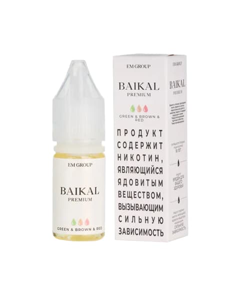 Жидкость BAIKAL - Green Brown Red 10 мл ( 17 ± 3 мг ) ( Вишня Корица Яблоко )