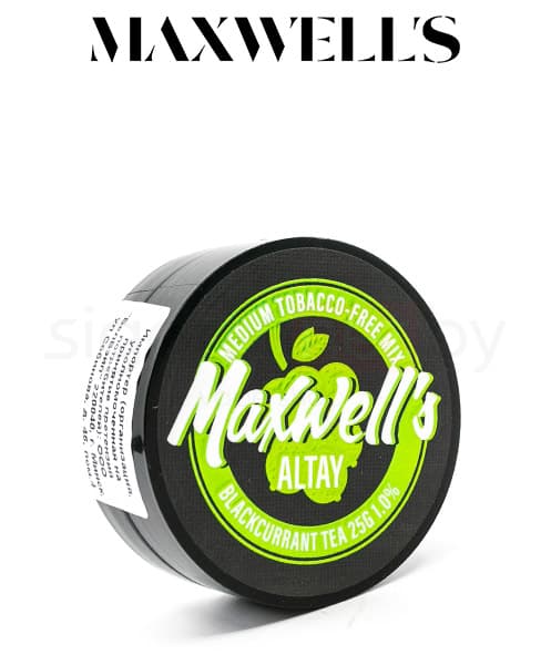 Бестабачная смесь для кальянов Maxwells - Altay ( Смородиновый Чай ) 25 г ( Medium 1% )