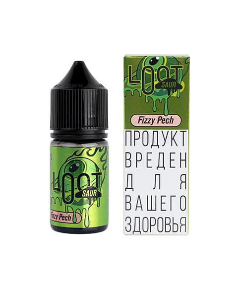 Игристый Персик – Жидкость LOOT (SAUR) Fizzy Pech 25 мл ( 17 ± 3 мг )