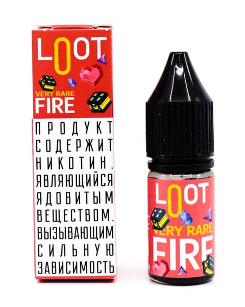 Жидкость Loot SALT - Very Rare Fire 10 мл ( 15 ± 3 мг ) ( Тропический Микс )