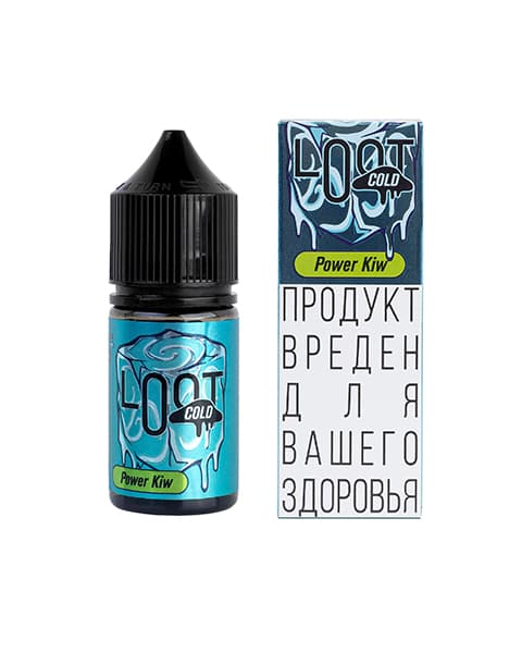 Энергетик Киви – Жидкость LOOT (COLD) Power Kiw 25 мл ( 17 ± 3 мг )