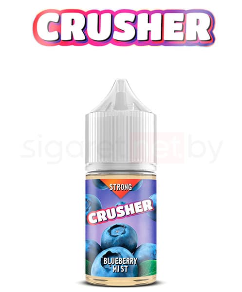 Жидкость Crusher SALT - Blueberry Mist ( Сочные Ягоды Черники с Легким Холодком ) 30 мл ( 20 мг ) STRONG