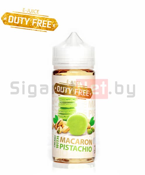 Duty Free White - Creamy Macaron with Pistachio, (3 мг), 120 мл