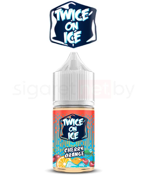 Жидкость Twice On Ice - Cherry Orange ( Замороженный Вишнево-Апельсиновый Сок ) 30 мл ( 20 мг )