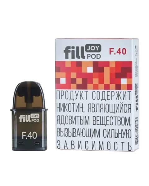 Одноразовый картридж с жидкостью для электронных систем курения fill JOY POD - Грейпфрут ( F40 ) ( 2 мл. Крепость 17 ± 3 мг )