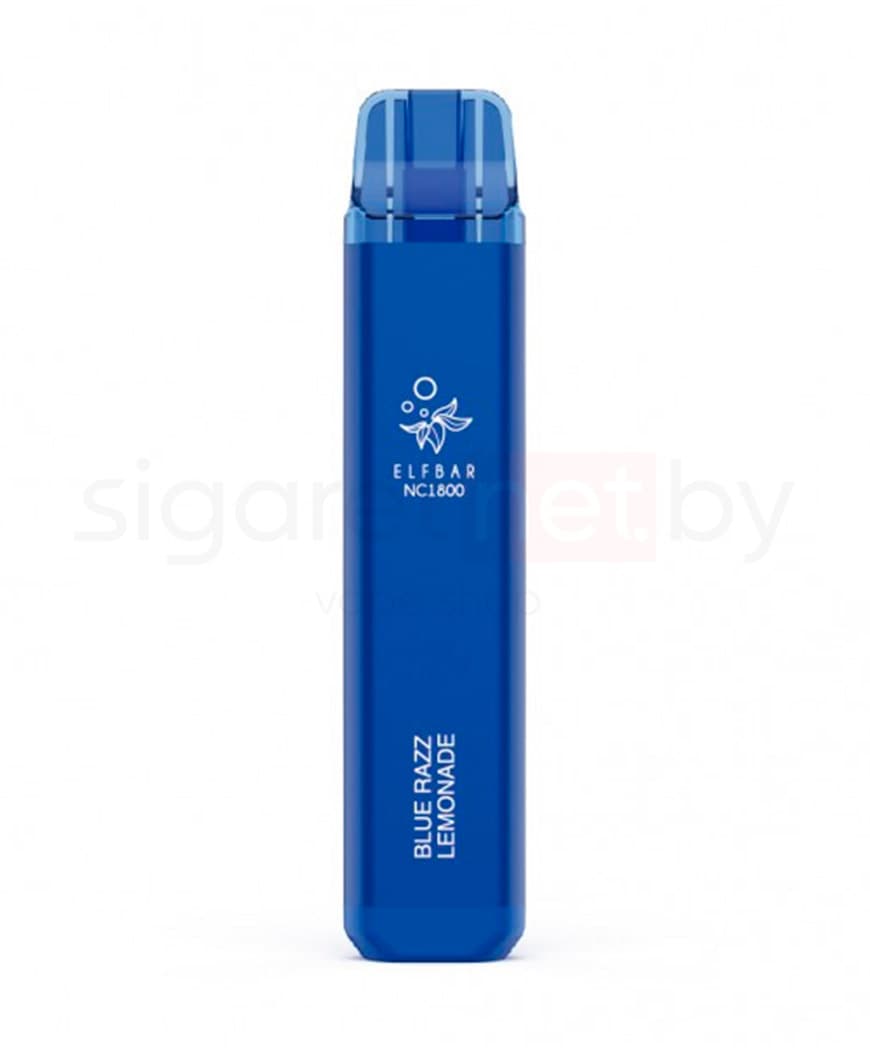 Электронная система курения ( одноразовая ) Elf Bar NC 1800 - 950 mAh - Голубой Лимонад ( 6 мл. Крепость 20 мг\ мл )