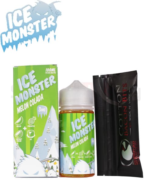 Жидкость Monster - Ice - Melon Colada ( Cочетает дыни, ананаса, кокоса и ментола ) 100мл ( 3 )