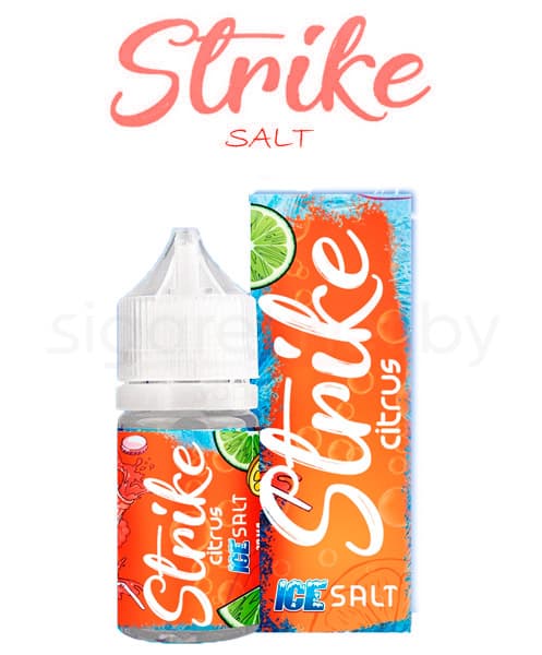 Жидкость RED SMOKERS STRIKE - ICE SALT - CITRUS ( Цитрус ) 30 мл ( 20 мг )