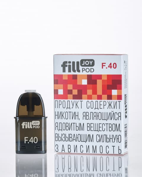 Одноразовый картридж с жидкостью для электронных систем курения fill JOY POD - Грейпфрут ( F40 ) ( 2 мл. Крепость 17 ± 3 мг )