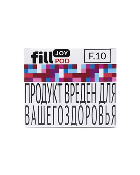 Одноразовый картридж с жидкостью для электронных систем курения fill JOY POD - Голубая Малина ( F10 ) ( 2 мл. Крепость 17 ± 3 мг )