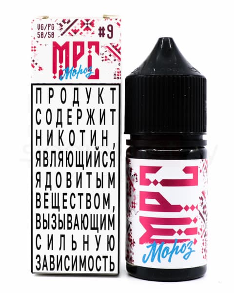 Жидкость МРС Мороз #9 30 мл ( 17 ± 3 мг ) ( Клубника Гранат )