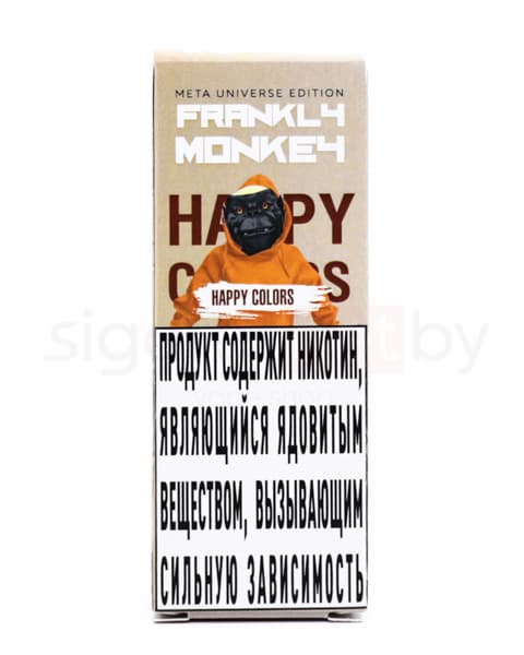 Жидкость Frankly Monkey Meta Universe Edition SALT - Happy Colors 30 мл ( 15 ± 3 мг ) ( Соленая Карамель )