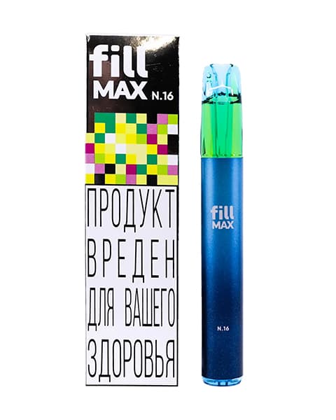 Одноразка fill MAX - 550 mAh - Энергетик ( N16 ) ( 2 мл. Крепость 17 ± 3 мг\ мл )
