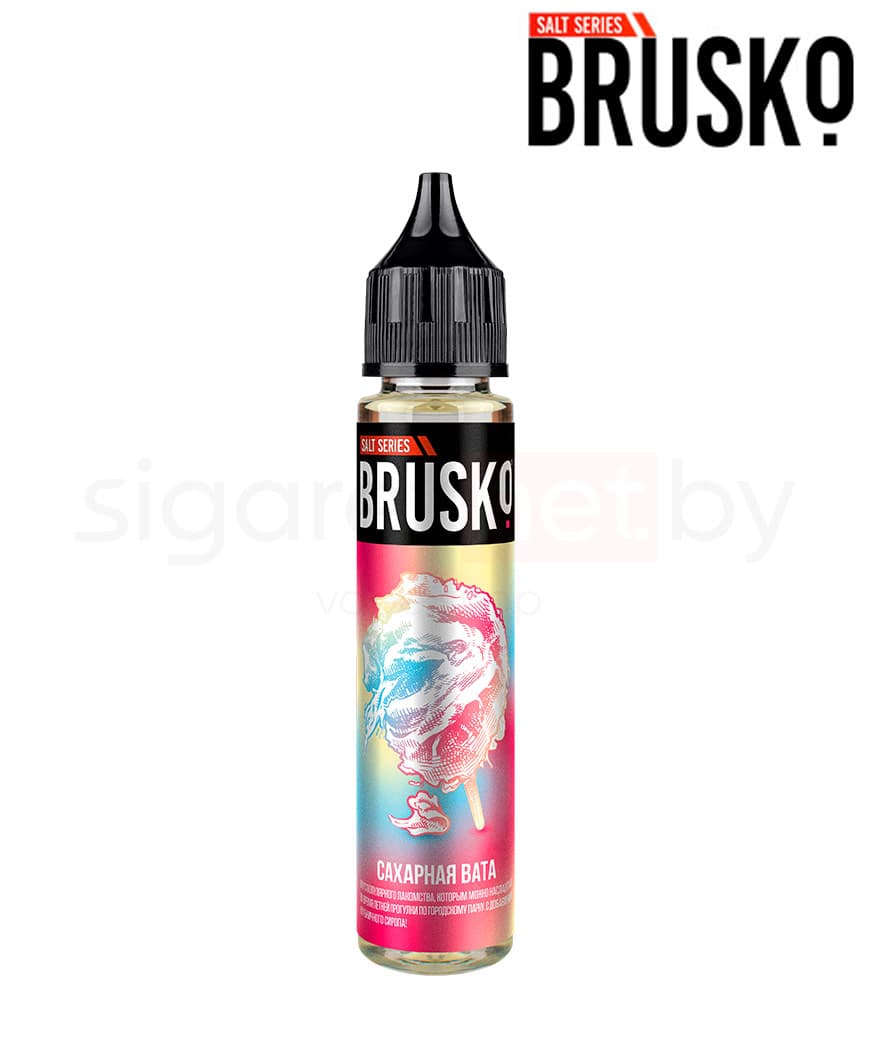 Жидкость Brusko SALT - Сахарная Вата 30 мл ( 50 мг ) 2 ultra