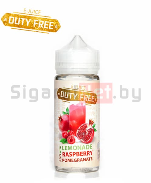 Duty Free White - Lemonade with Raspberry &amp; Pomegranate, (3 мг), 120 мл