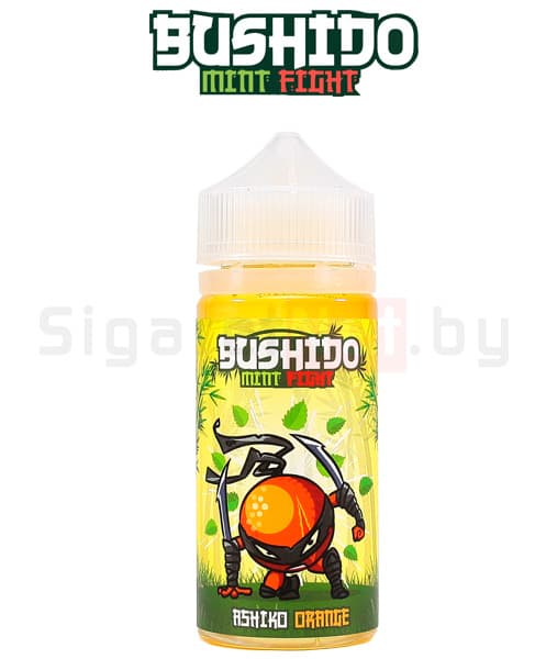 Жидкость BUSHIDO MINT FIGHT &quot;ASHIKO ORANGE&quot; 100 мл ( 2,5 мг )