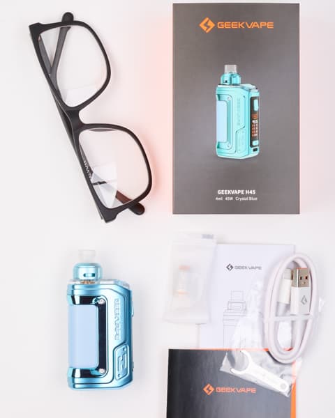 Вейп GeekVape H45 Crystal 1400 mAh - 4 мл ( Голубой ) Blue