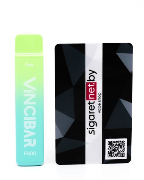 Электронная система курения ( одноразовая ) Vinci Bar F600 - 400 mAh - Киви Гуава Маракуйя ( Перу ) ( 2 мл. Крепость 17 ± 3 мг\ мл )