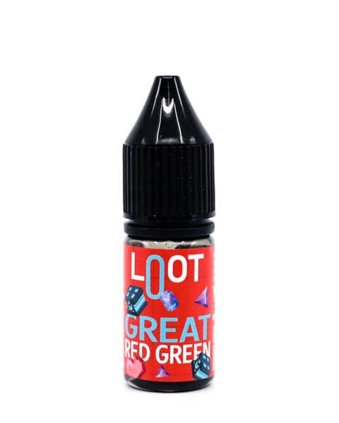 Жидкость Loot SALT - Great Red Green 10 мл ( 15 ± 3 мг ) ( Яблоко Гранат )