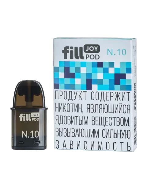 Одноразовый картридж с жидкостью для электронных систем курения fill JOY POD - Голубой Лимонад ( N10 ) ( 2 мл. Крепость 17 ± 3 мг )
