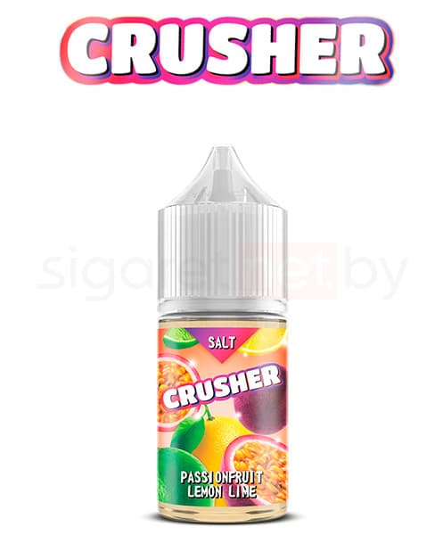Жидкость Crusher SALT - Passionfruit Lemon Lime ( Кислый Цитрусовый Сок с Маракуйей ) 30 мл ( 20 мг )