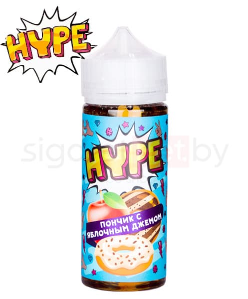 HYPE - Пончик с яблочным джемом, 120 мл (3 мг)