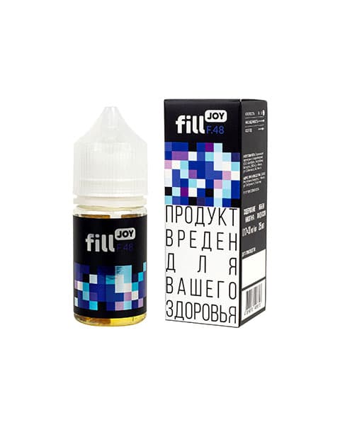 Жидкость fill JOY - Ледяная Черника ( F48 ) 25 мл ( 17 ± 3 мг )