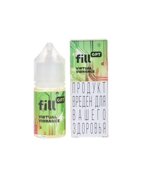 Жидкость fill GPT - Virtual Vibrance ( Яблоко Арбуз ) 25 мл ( 15 ± 3 мг )