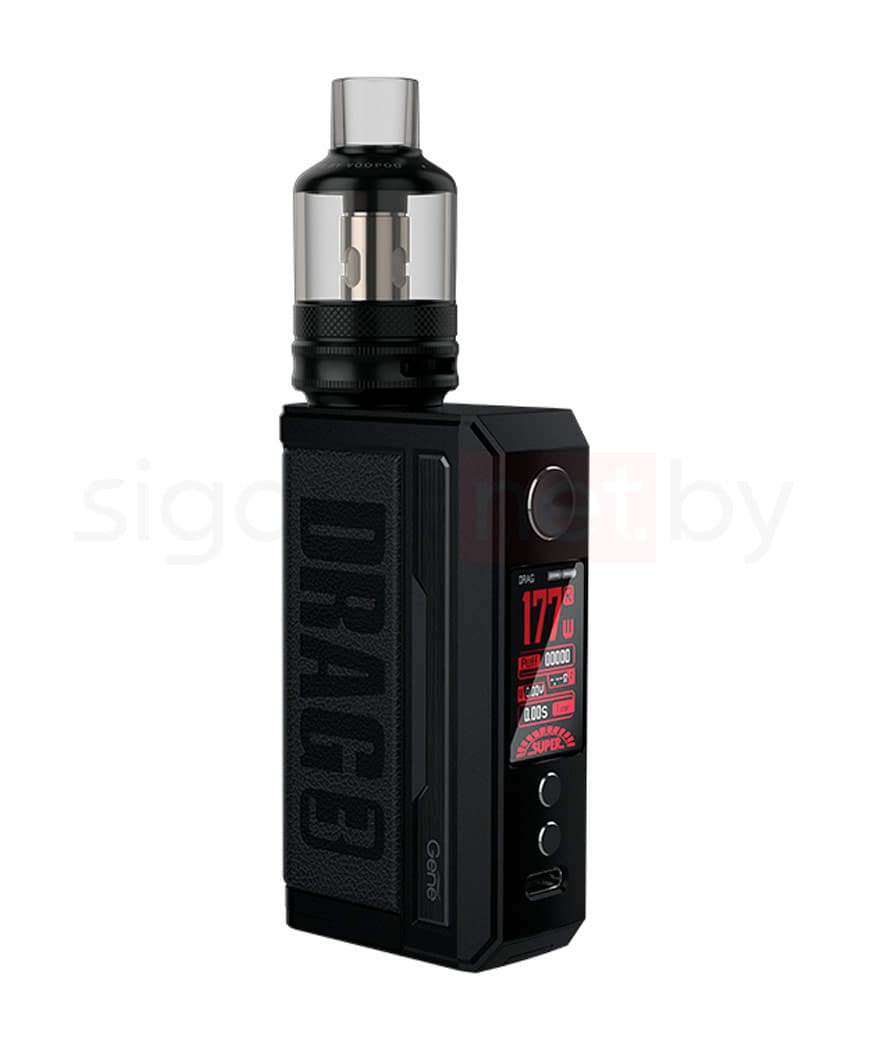 Мод VOOPOO DRAG 3 177W TC с TPP Tank 5,5 мл. ( Черный ) Classic