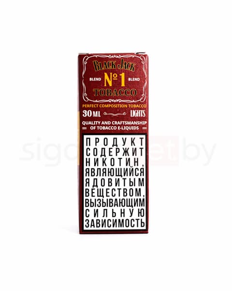 Жидкость BLACK JACK №1 30 мл ( 10 ± 1  мг ) ( LIGHTS ) ( Вишневый Табак )