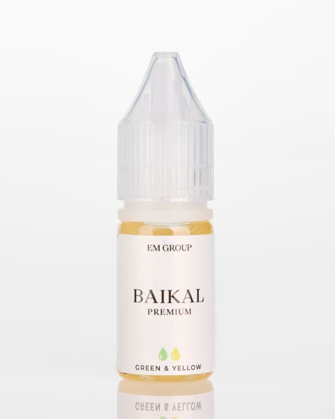 Жидкость BAIKAL - Green Yellow 10 мл ( 17 ± 3 мг ) ( Ананас Огурец )