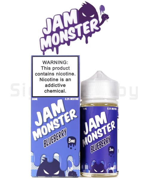 Жидкость Monster - Jam - Blueberry ( Теплый тост с маслом и черничным джемом ) 100мл ( 3 )