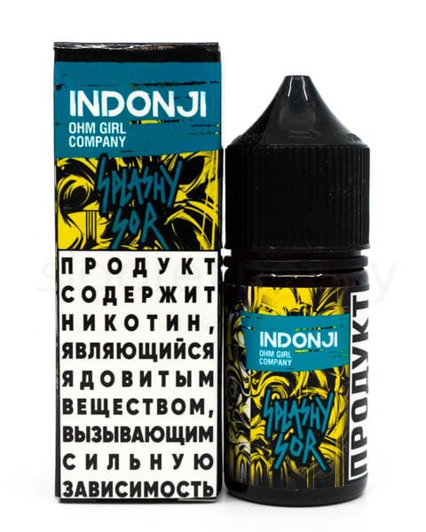Жидкость INDONJI SALT - Splashy Sor 30 мл ( 17 ± 3 мг ) ( Черная Смородина с Лимоном )