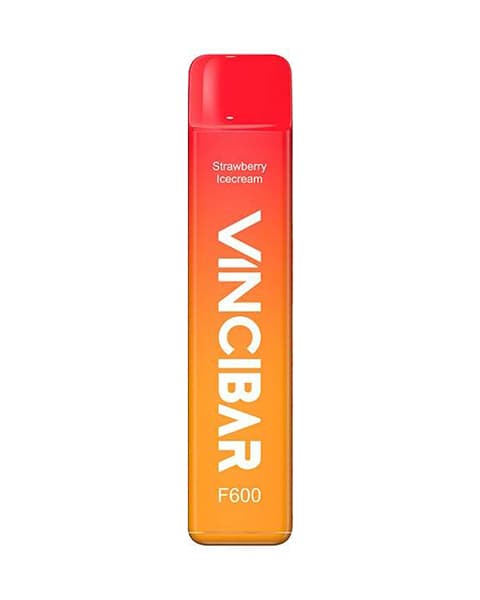 Электронная система курения ( одноразовая ) Vinci Bar F600 - 400 mAh - Клубничное Мороженое ( Франция ) ( 2 мл. Крепость 17 ± 3 мг\ мл )