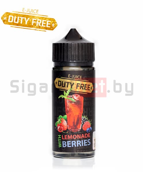 Duty Free Black - Lemonade With Berries, (3 мг), 120 мл