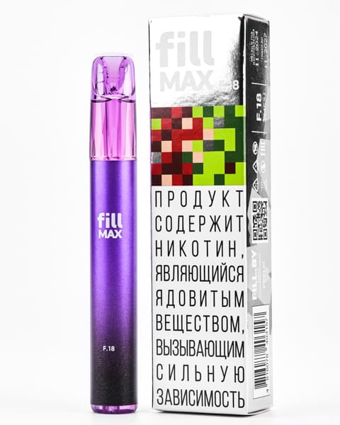 Одноразка fill MAX - 550 mAh - Гранат Лайм ( F18 ) ( 2 мл. Крепость 17 ± 3 мг\ мл )