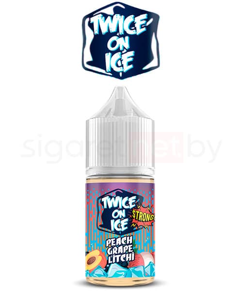 Жидкость Twice On Ice - Peach Grape Litchi ( Леденящие Виноград, Персик и Личи ) 30 мл ( 20 мг ) STRONG