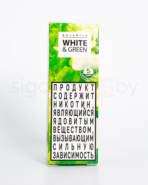 Жидкость PARADICE SALT -  White & Green 30 мл. ( 17 ± 3 мг )