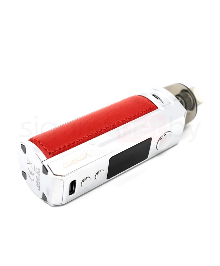 Стартовый комплект VOOPOO DRAG S 60W VW Pod  - 4,5 мл 2500 mAh ( Серебристо - Красный )