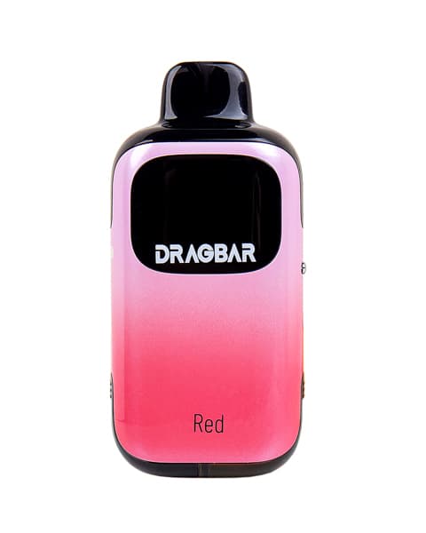 Комплект электронной системы курения ( одноразовая ) DRAGBAR 6000 - 650 mAh - Арбуз Клубника ( Red ) ( 2 + 10 мл. Крепость 17 ± 3 мг\ мл )