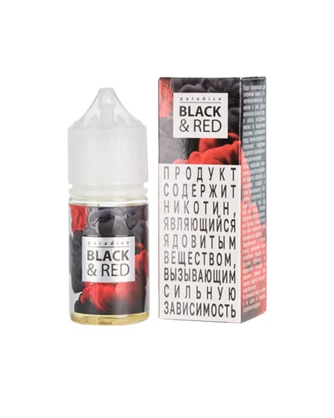 Жидкость Paradise - Black and Red 25 мл ( 17 ± 3 мг ) ( Черная Смородина Виноград )