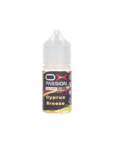 Жидкость OX Passion - Cyprus Breeze 25 мл ( 17 ± 3 мг ) ( Вишня Персик Лимон )