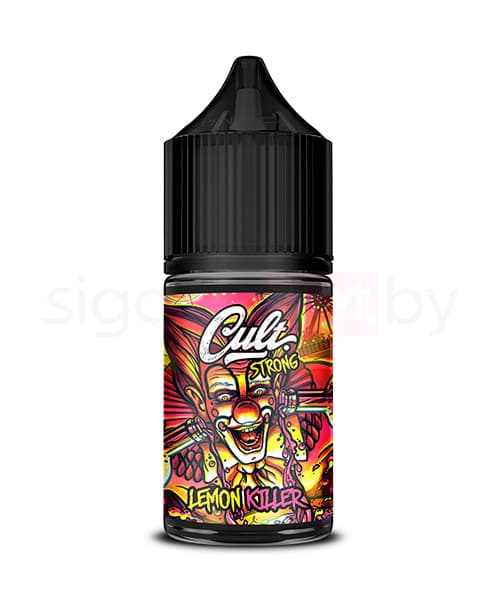 Жидкость CULT SALT - Lemon Killer ( Малиновый Лимонад ) 30 мл ( 20 мг ) STRONG