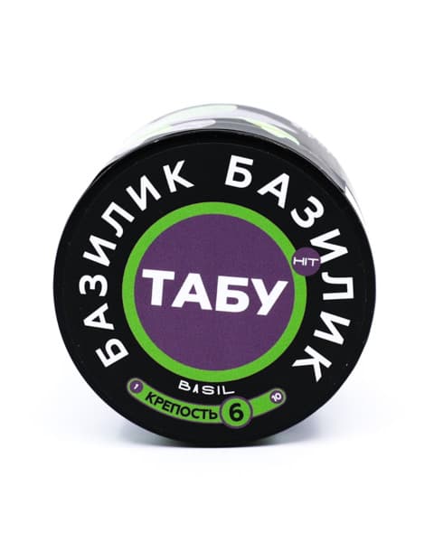 Кальянная смесь Tabu HIT Basil ( Базилик ) 50 гр. ( кр. 6 ) ( HIT )