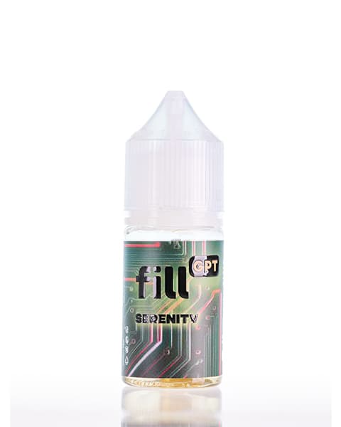 Жидкость fill GPT - Serenity ( Зеленый Чай Мята Клубника ) 25 мл ( 15 ± 3 мг )