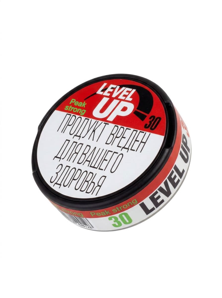 Никотиновые паучи Level UP PEAK STRONG ( Сладкая мята) - 9±2 мг