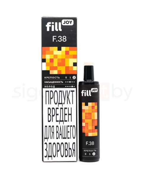 Электронная система курения ( одноразовая ) fill JOY 500 - 400 mAh - Апельсин ( F38 ) ( 2 мл. Крепость 17 ± 3 мг\ мл )